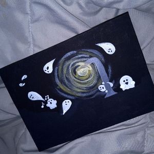Ghosts running amuck mini wall art